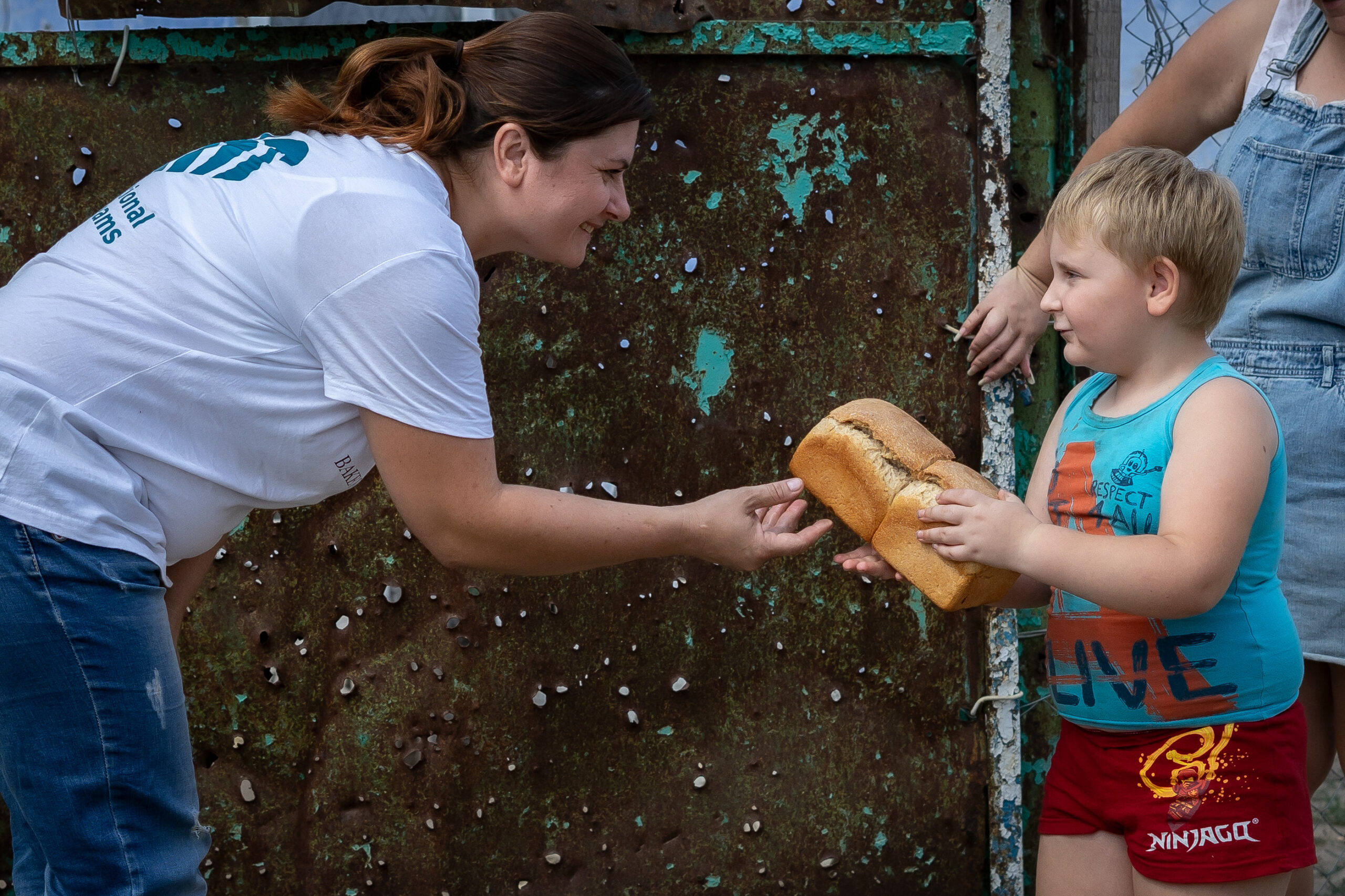Feed families after disaster