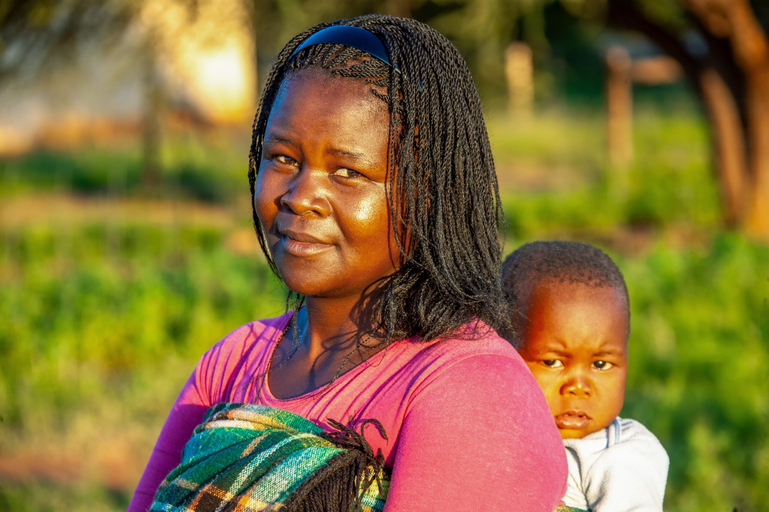 Mother and baby in Kenya